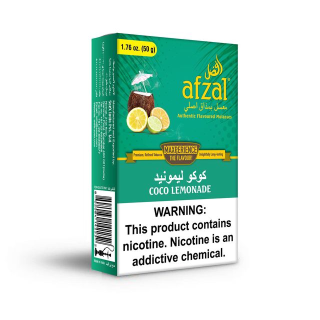 Buy Afzal Coco Lemonade Hookah Flavors Shisha Tobacco