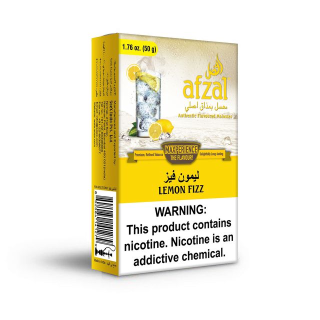 Buy Afzal Lemon Fizz Hookah Flavors Shisha Tobacco
