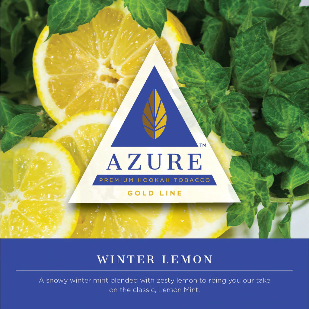 Azure Gold Line Winter Lemon Hookah Shisha Flavor