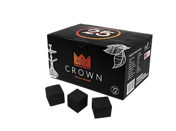 Buy Crown 25mm Hookah Coals Charcoal for Shisha
