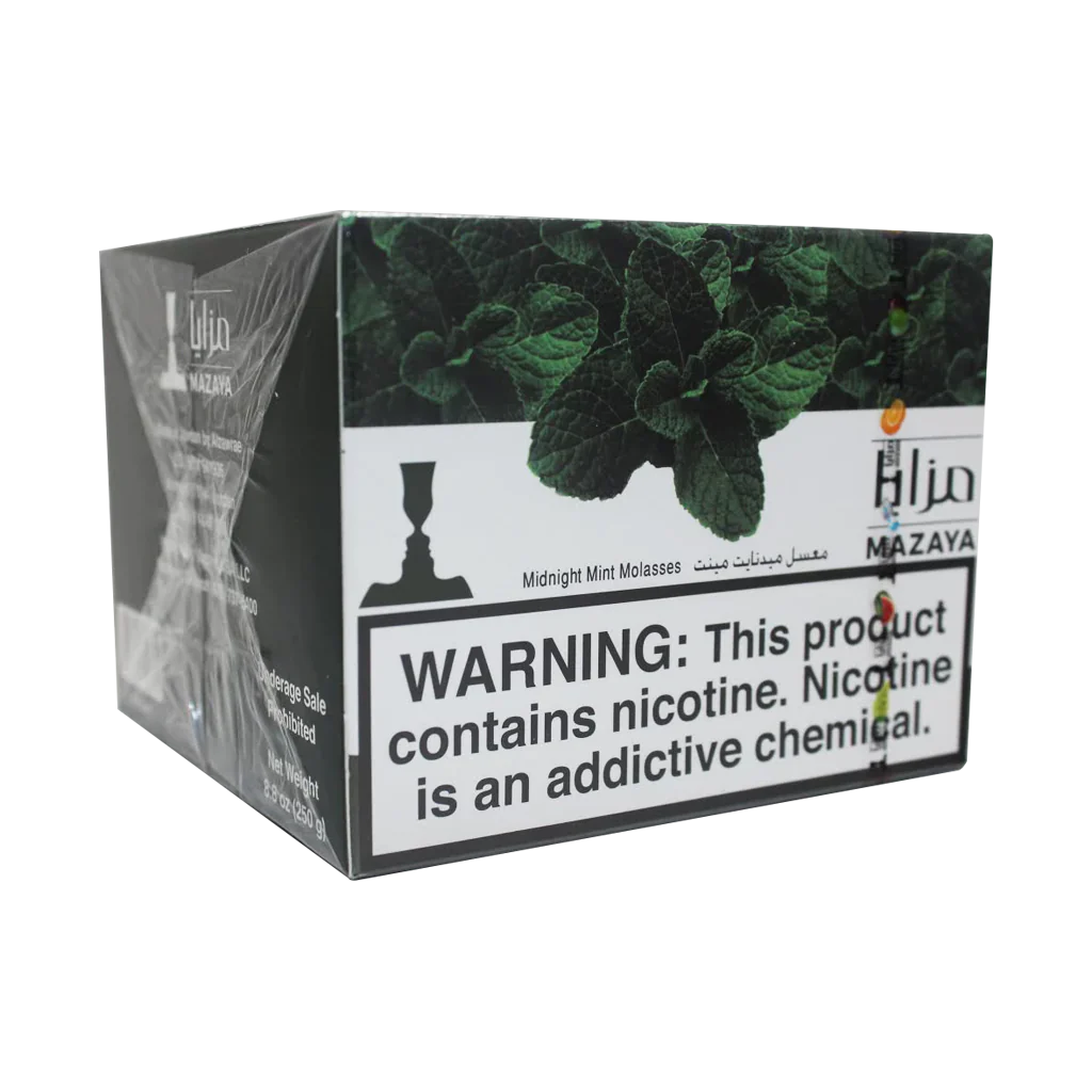 Buy Mazaya Midnight Mint Hookah Shisha Tobacco