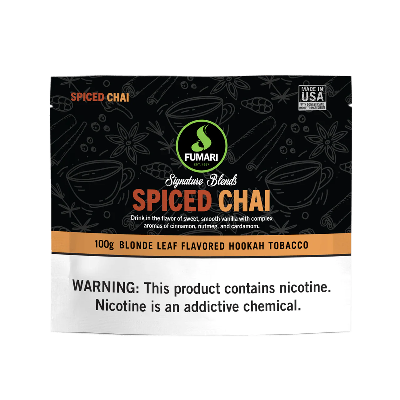 fumari tobacco review Fumari Spiced Chai Hookah Shisha Flavor