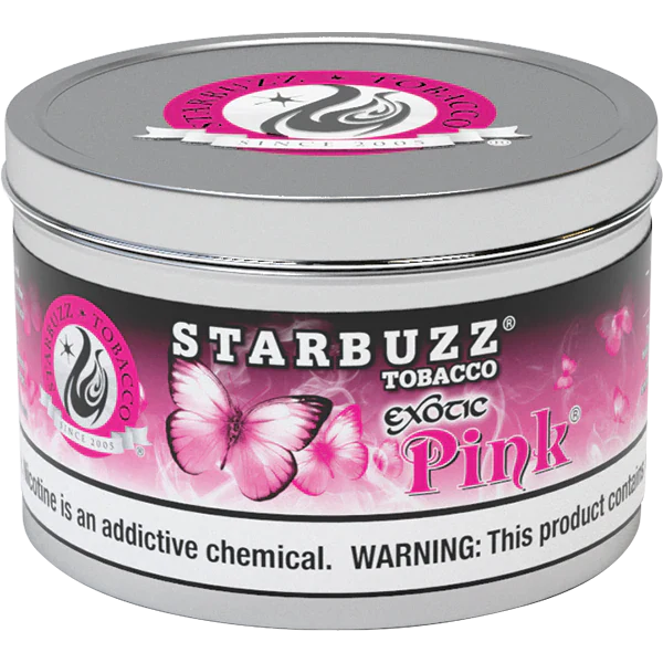 pink tobacco tin Starbuzz Exotic Pink Hookah Flavor pink tobacco tin Starbuzz Exotic Pink Hookah Flavor