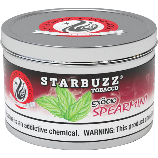 spearmint tobacco Starbuzz Exotic Spearmint Hookah Flavor