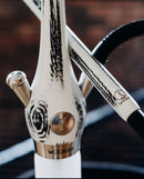 Wookah Hookah White Black -