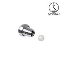 Wookah Hookah White Black -