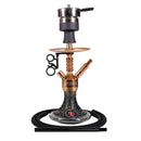 Amy Antique Berry Mini Hookah (072.03) - Gold-Black Base