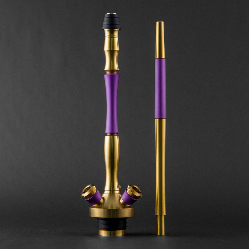 Buy Union Fibonacci Violet Velvet PVD Hookah | Premium Design