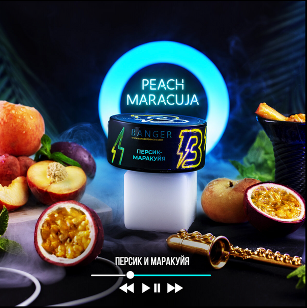 Banger Peach Maracuja Hookah Flavors -