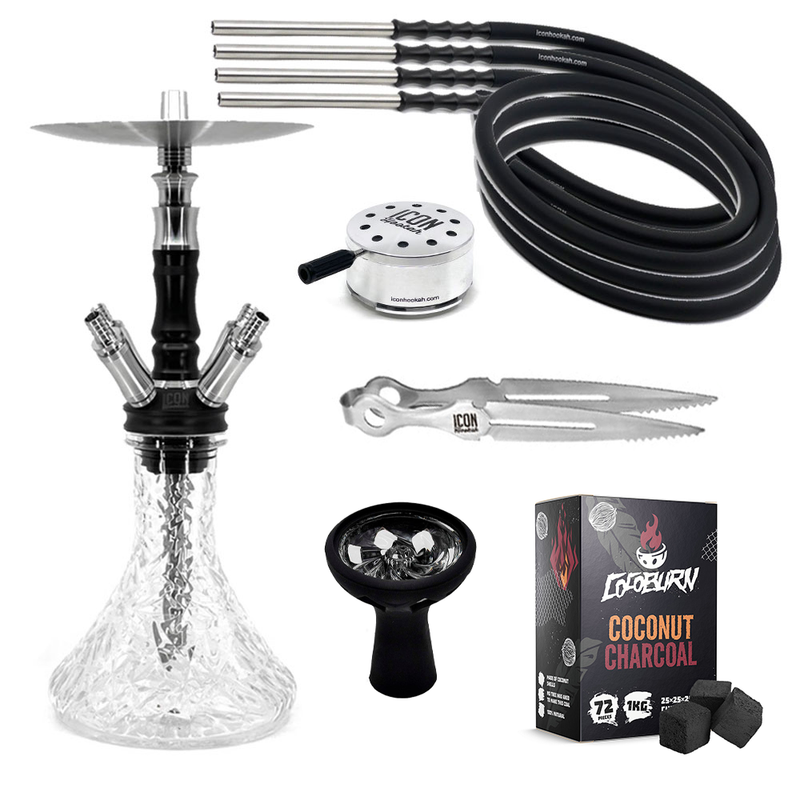 4-Hose Hookah Starter Kit - 