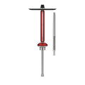 Alpha Hookah Echo - Steel / Ruby Red