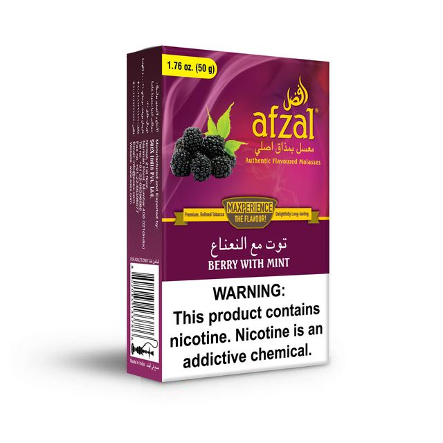 Afzal Berry with Mint Hookah Flavors - 