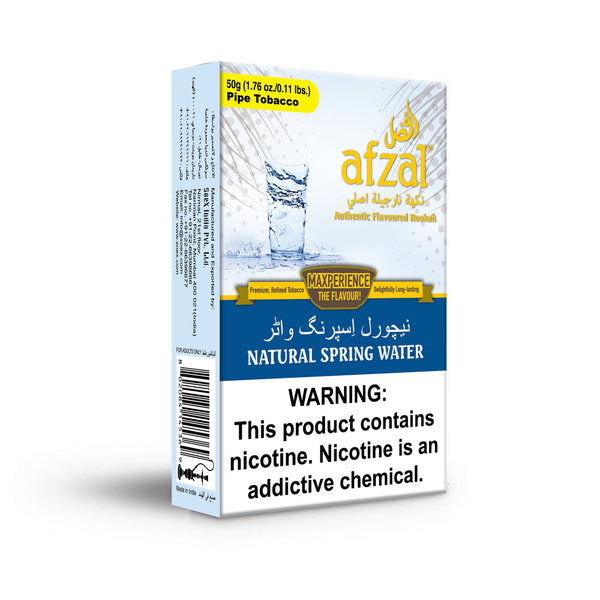 Afzal Natural Spring Water Hookah Flavors - 