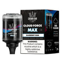 Al Fakher Crown Bar Cloud Force Max 50K E-Hookah Head - Blueberry Gum
