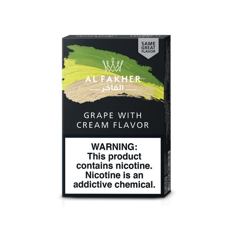 Al Fakher Grape With Cream Hookah Shisha Tobacco - 