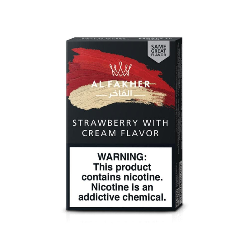 Al Fakher Strawberry with Cream Hookah Shisha Tobacco - 50g