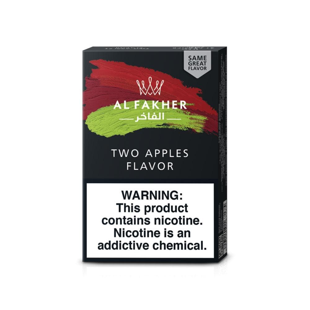 Al Fakher Two Apples Hookah Shisha Tobacco