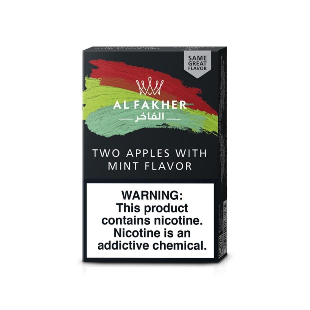 Al Fakher Two Apples With Mint Hookah Flavor Al Fakher Two Apples With Mint Hookah Flavor