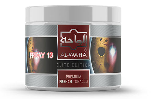 Buy Al-Waha Friday-13 Hookah Tobacco – Peach, Vanilla & Ice