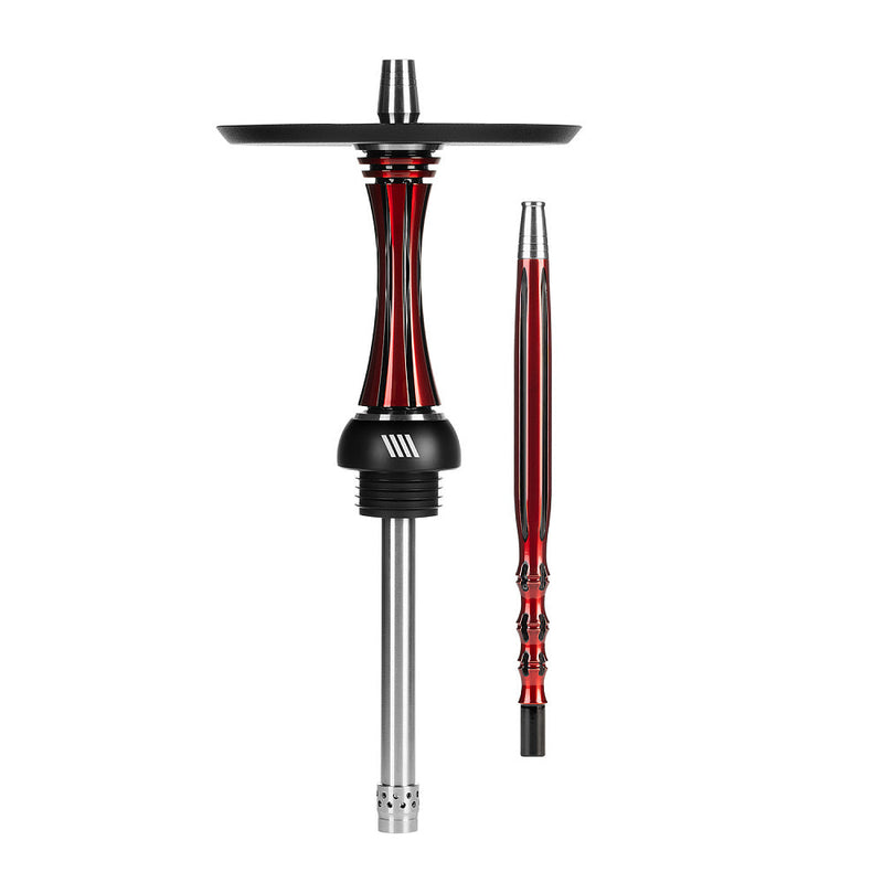 Alpha Hookah Model X REVERSE - Red Black