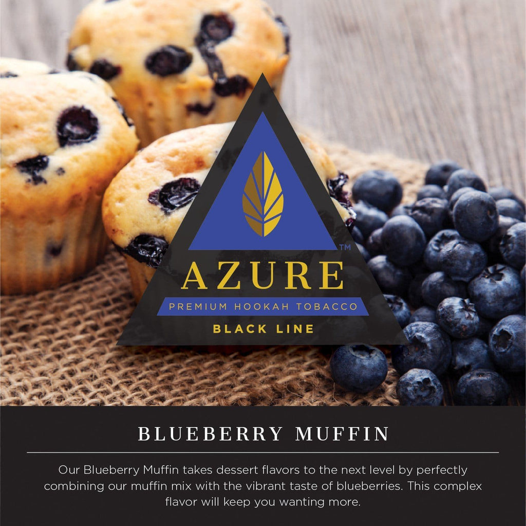 Azure Black Line Blueberry Muffin Hookah Shisha Flavor Azure Black Line Blueberry Muffin Hookah Shisha Flavor