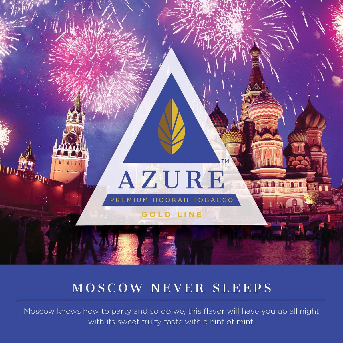 Azure Gold Line Moscow Never Sleeps