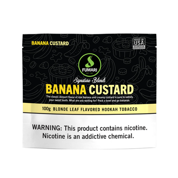 Fumari Banana Custard Hookah Shisha Flavor
