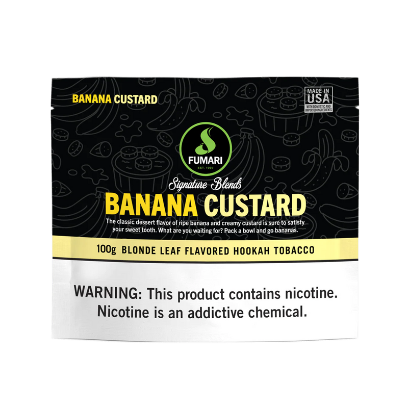 Fumari Banana Custard Hookah Shisha Flavor - 100g