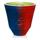 ST Mommy Form "Indigo" Classic Hookah Shisha Bowl - Blue Red