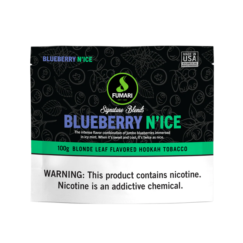 Fumari Blueberry N'Ice Hookah Shisha Flavor - 100g