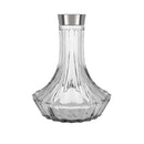 Alpha Craft Twistlock Hookah Base - Silver / Clear