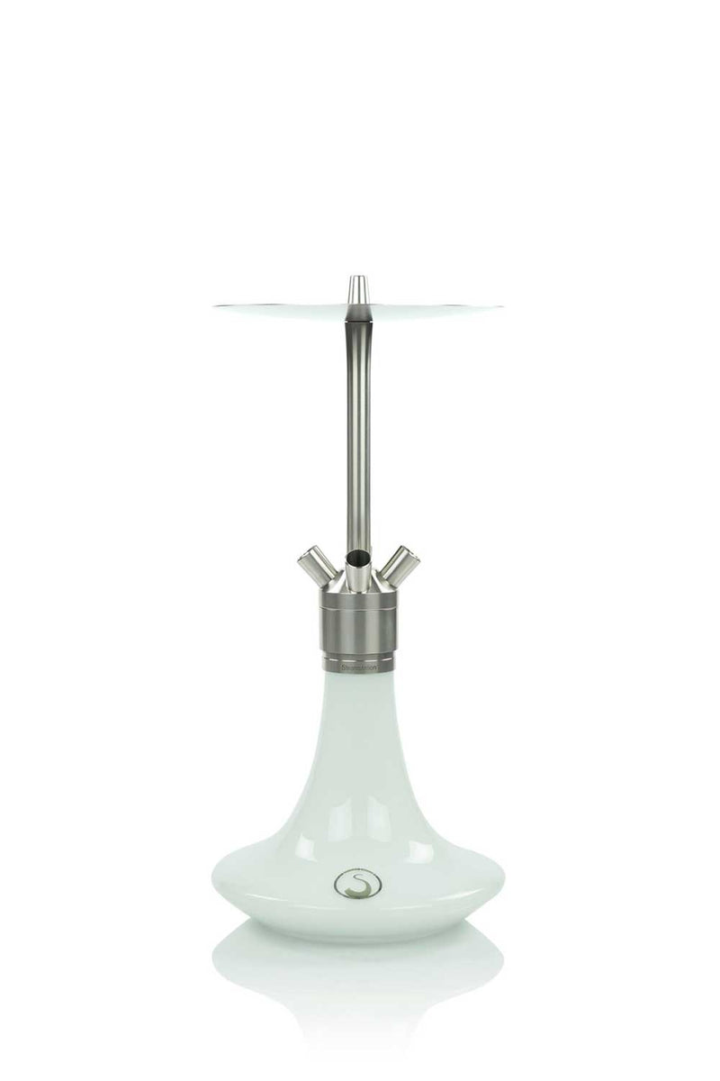 Steamulation Classic Platinum Hookah - White