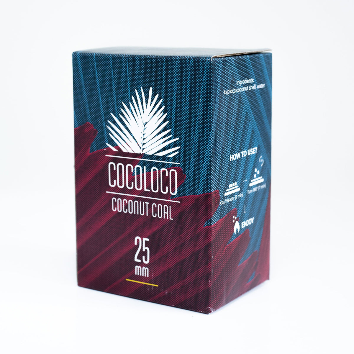CocolocoCoconutHookahCoals25mm