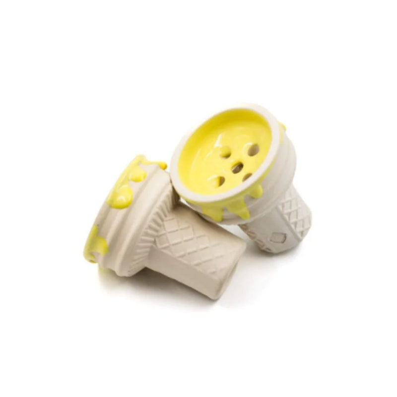 Bakkali Cornetto 4.0 Tradi Hookah Bowl - Yellow