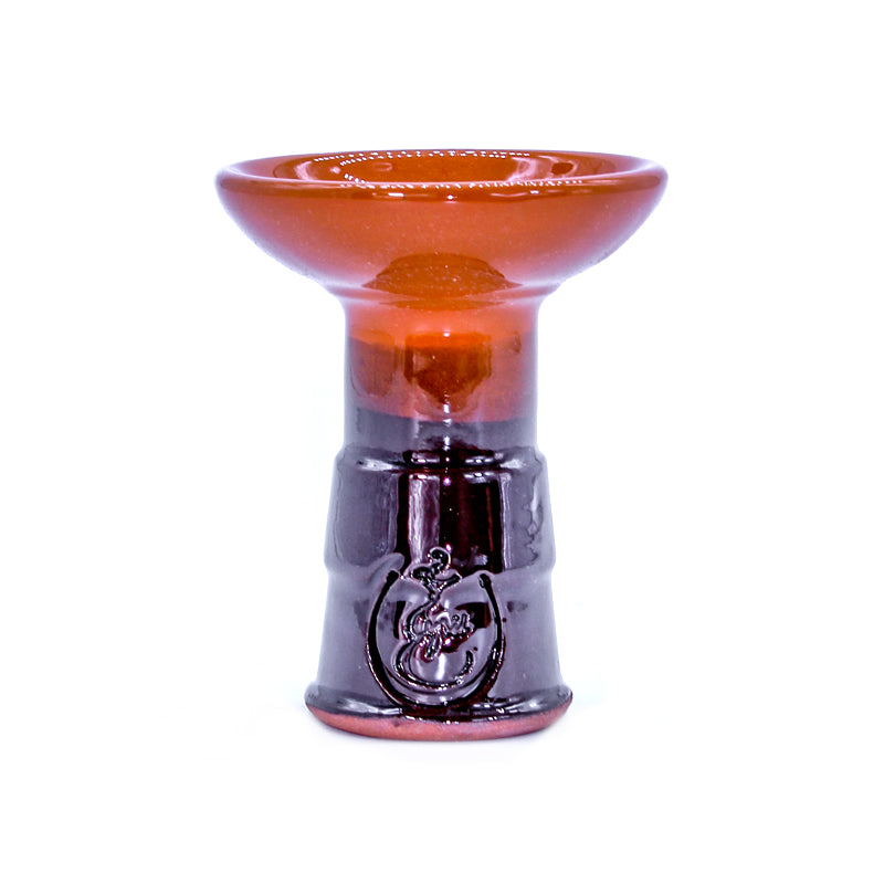 Cyril Sniper Hookah Bowl - Brown Orange