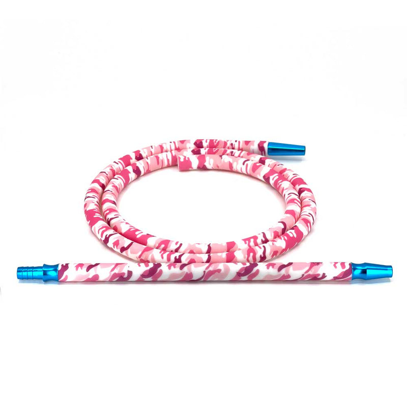 Cyril Premium Silicone Hookah Hose - Pink Camo