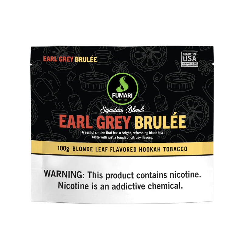 Fumari Earl Grey Brulée Hookah Shisha Flavor - 100g