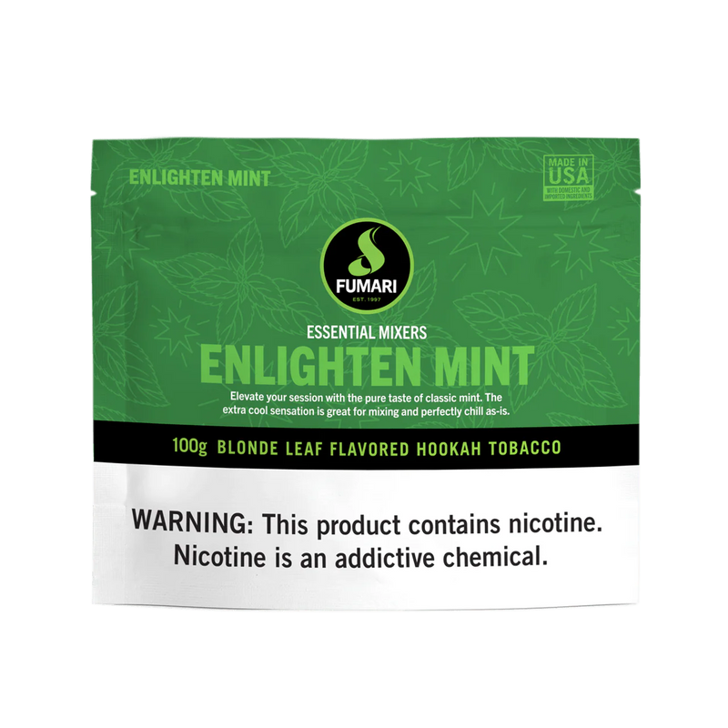 Fumari Enlighten Mint Hookah Hookah Shisha Flavor - 100g