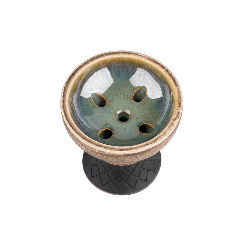 Alpha Hookah Shisha Bowl Turk Design PRO - Green Fog
