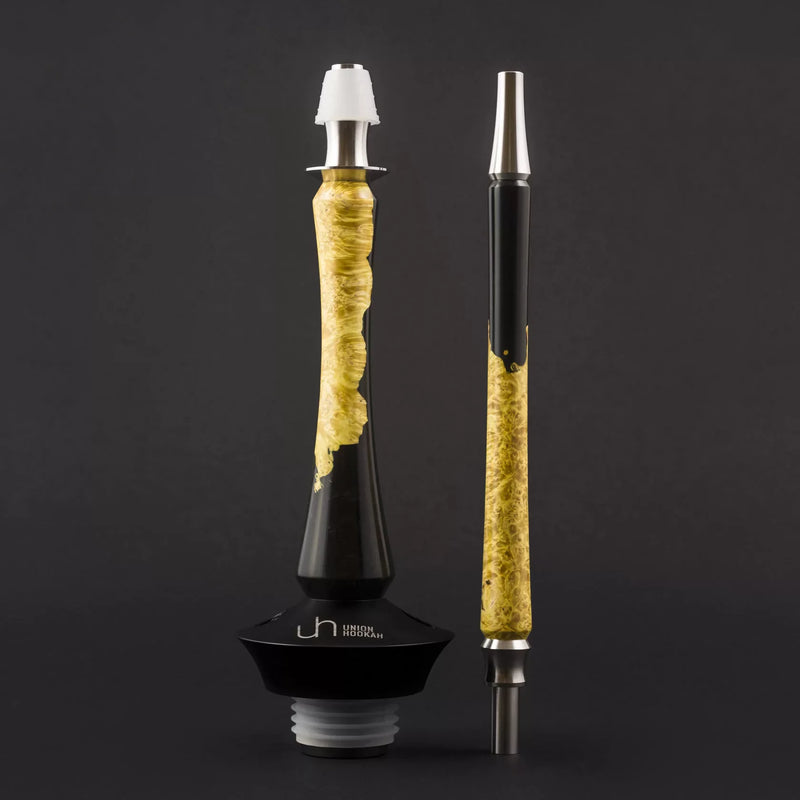 Union Sleek Hybrid Hookah - Yellow Black