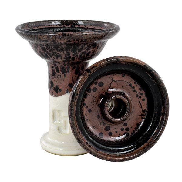 HookahJohn Ferris Hookah Bowl - Blackberry Over White