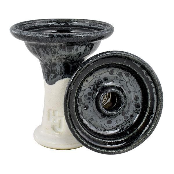 HookahJohn Ferris Hookah Bowl - Wet Ash Over White