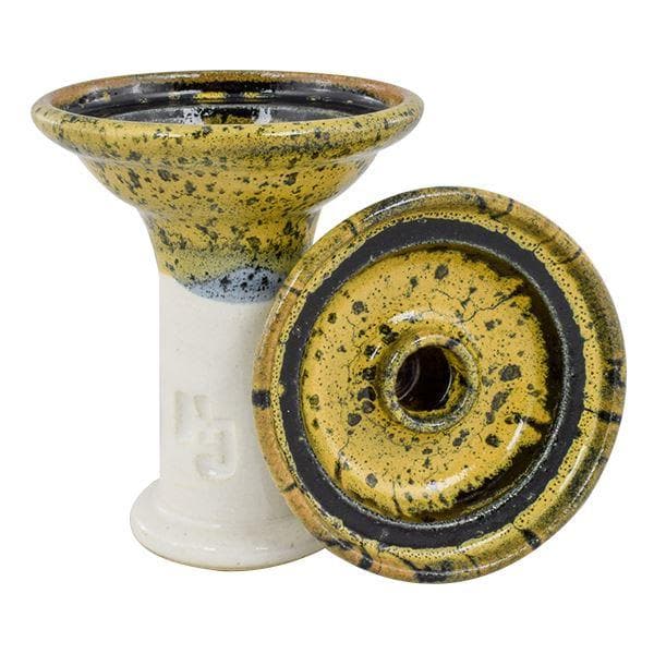 HookahJohn Ferris Hookah Bowl - Yellowberry Over White