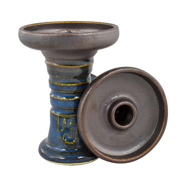 HookahJohn Retro Harmony Hookah Bowl - Nut Blue