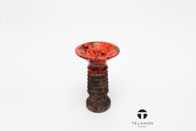 Telamon Alien Glaze Hookah Bowl - Orange