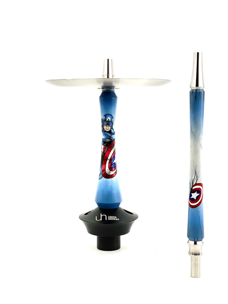 Union Sleek Comics Hookah - Captain America