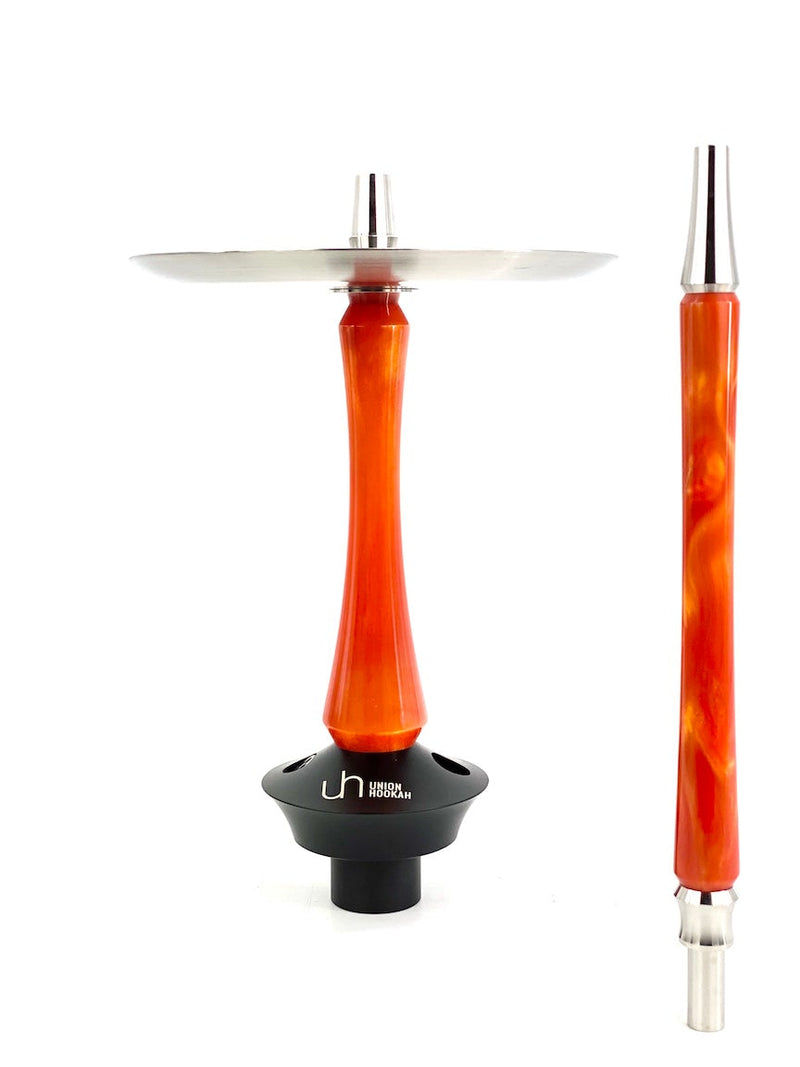 Union Sleek Acrylic Hookah - Orange