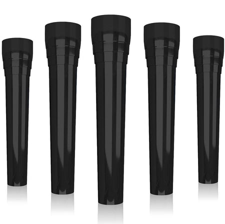 Black Disposable Hookah Mouth Tips - Pack of 100 Hookah Tips - Black