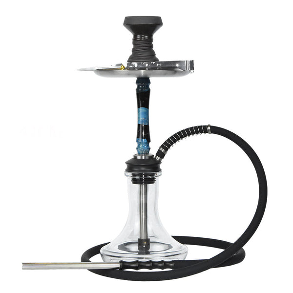 Icon Pomp Hookah Set - Black/Blue