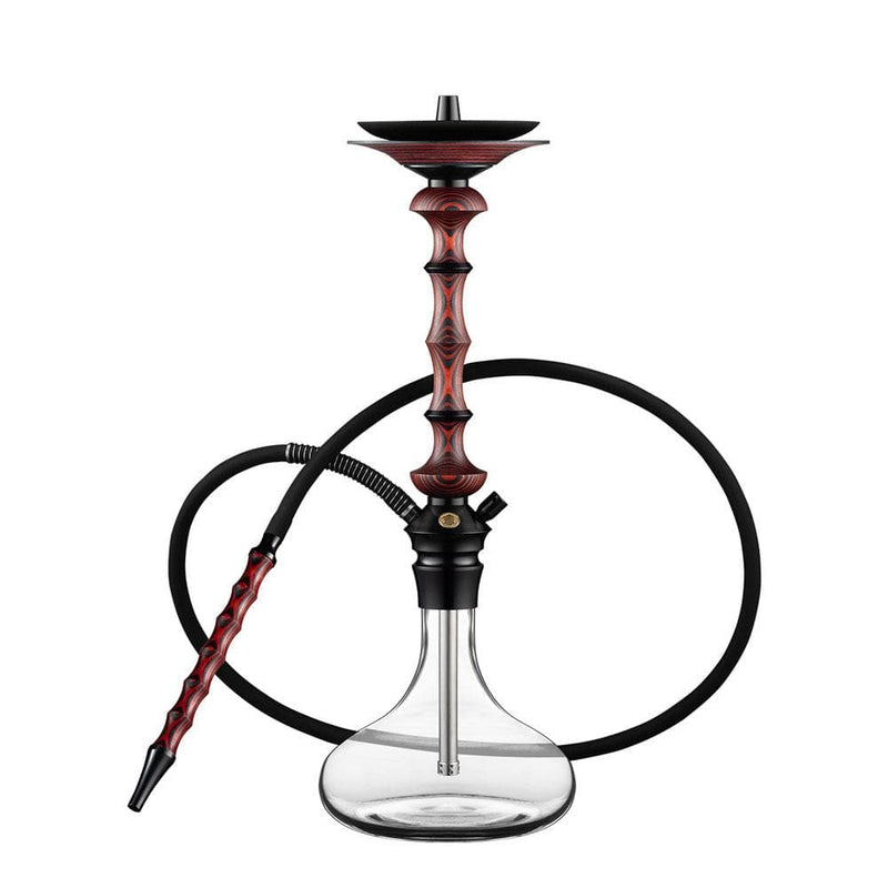 Japona Hookah Lotus - Red / Transparent